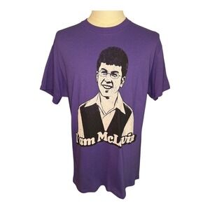 Superbad McLovin Movie‎ T Shirt Purple Graphic Tee Comedy Film Small NWT